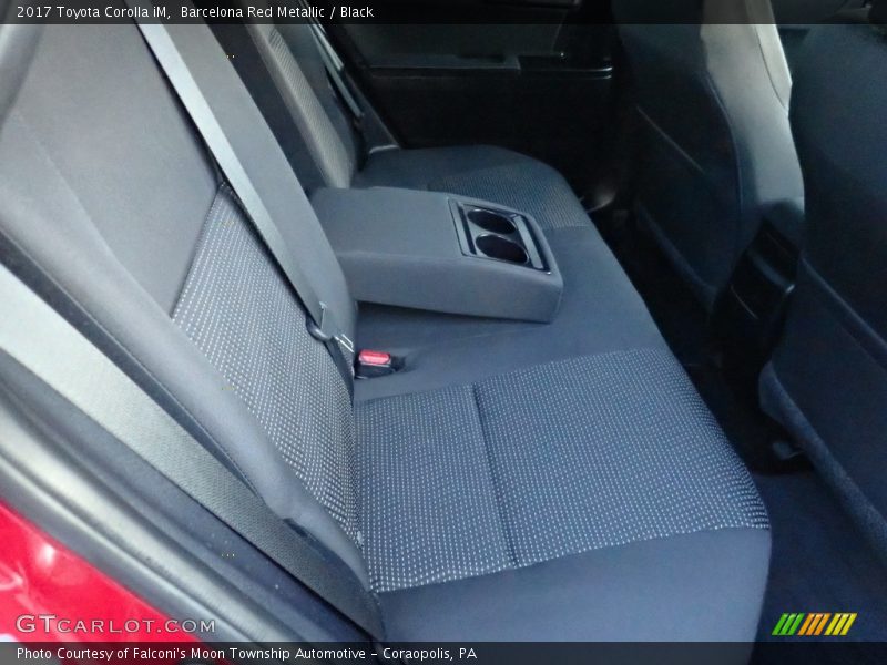 Barcelona Red Metallic / Black 2017 Toyota Corolla iM