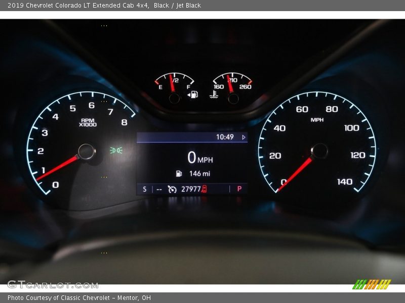 Black / Jet Black 2019 Chevrolet Colorado LT Extended Cab 4x4