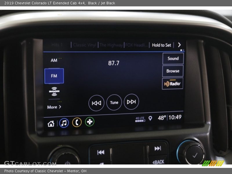 Black / Jet Black 2019 Chevrolet Colorado LT Extended Cab 4x4