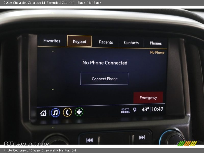 Black / Jet Black 2019 Chevrolet Colorado LT Extended Cab 4x4