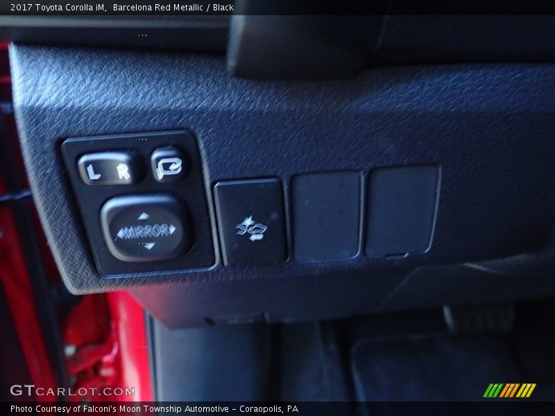 Barcelona Red Metallic / Black 2017 Toyota Corolla iM
