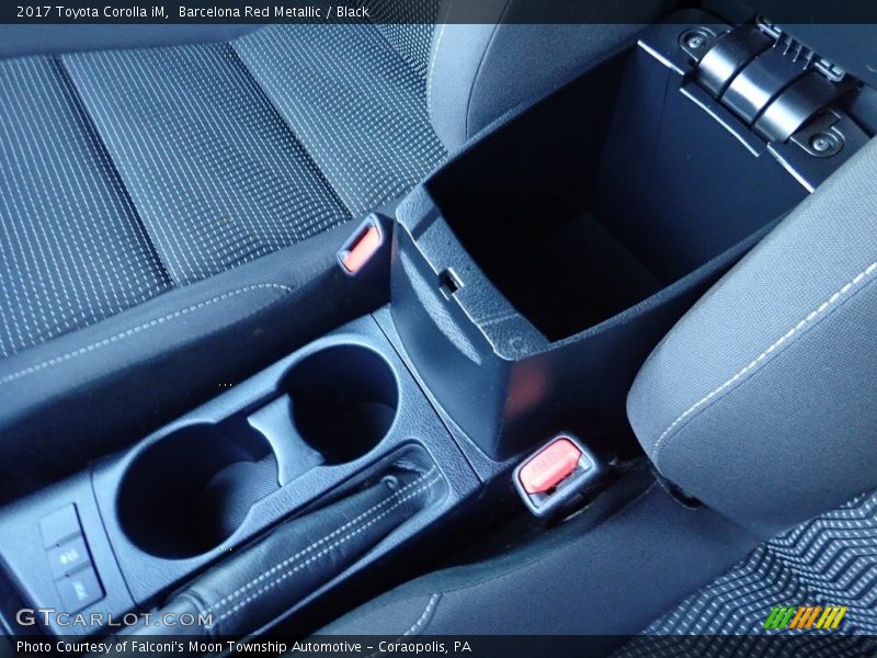 Barcelona Red Metallic / Black 2017 Toyota Corolla iM