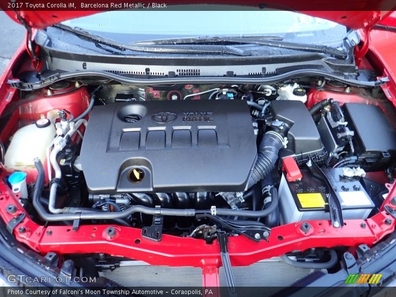 Barcelona Red Metallic / Black 2017 Toyota Corolla iM