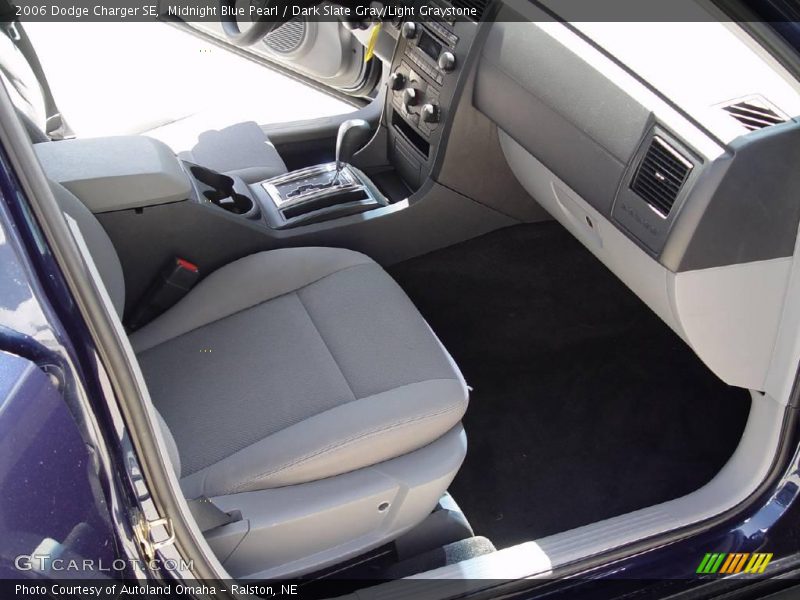 Midnight Blue Pearl / Dark Slate Gray/Light Graystone 2006 Dodge Charger SE