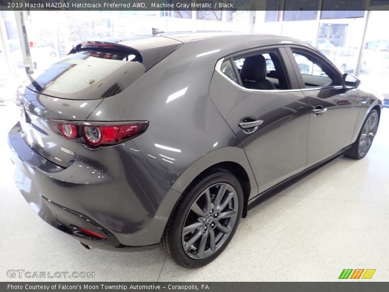 Machine Gray Metallic / Black 2019 Mazda MAZDA3 Hatchback Preferred AWD
