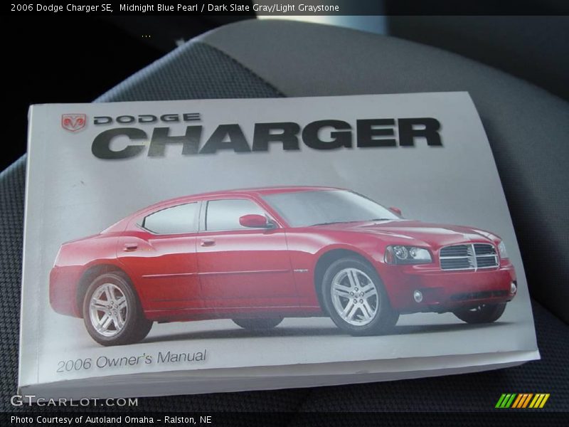 Midnight Blue Pearl / Dark Slate Gray/Light Graystone 2006 Dodge Charger SE