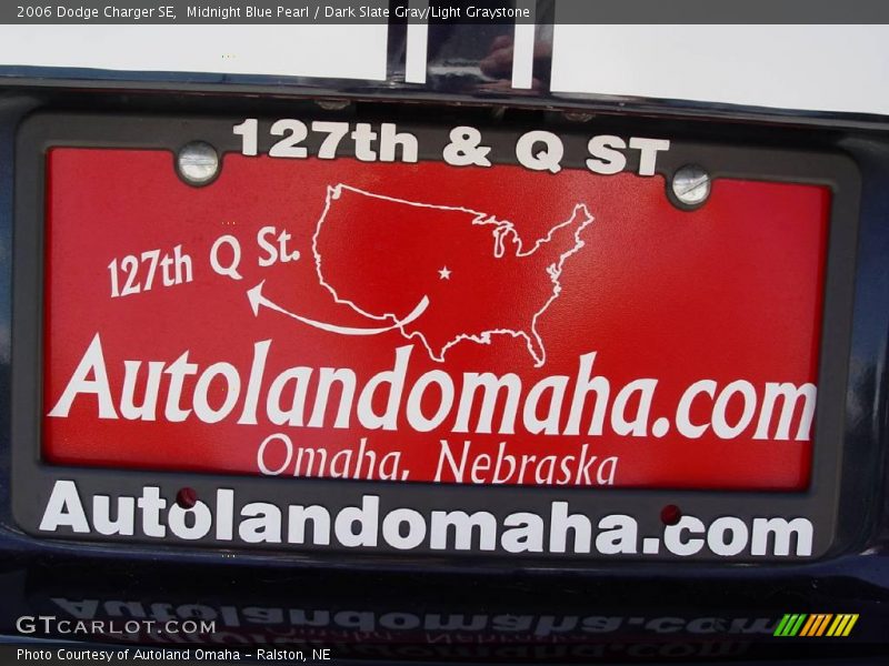Midnight Blue Pearl / Dark Slate Gray/Light Graystone 2006 Dodge Charger SE