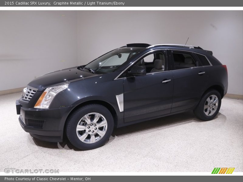 Graphite Metallic / Light Titanium/Ebony 2015 Cadillac SRX Luxury