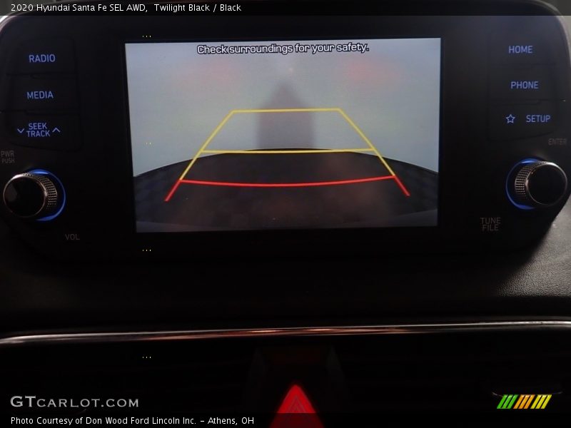 Twilight Black / Black 2020 Hyundai Santa Fe SEL AWD
