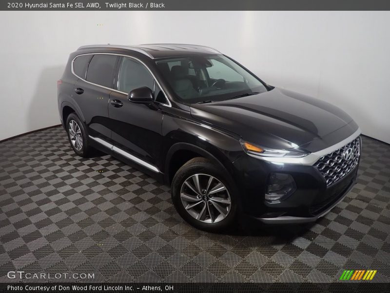 Twilight Black / Black 2020 Hyundai Santa Fe SEL AWD