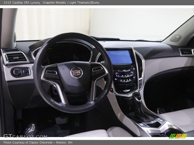 Graphite Metallic / Light Titanium/Ebony 2015 Cadillac SRX Luxury
