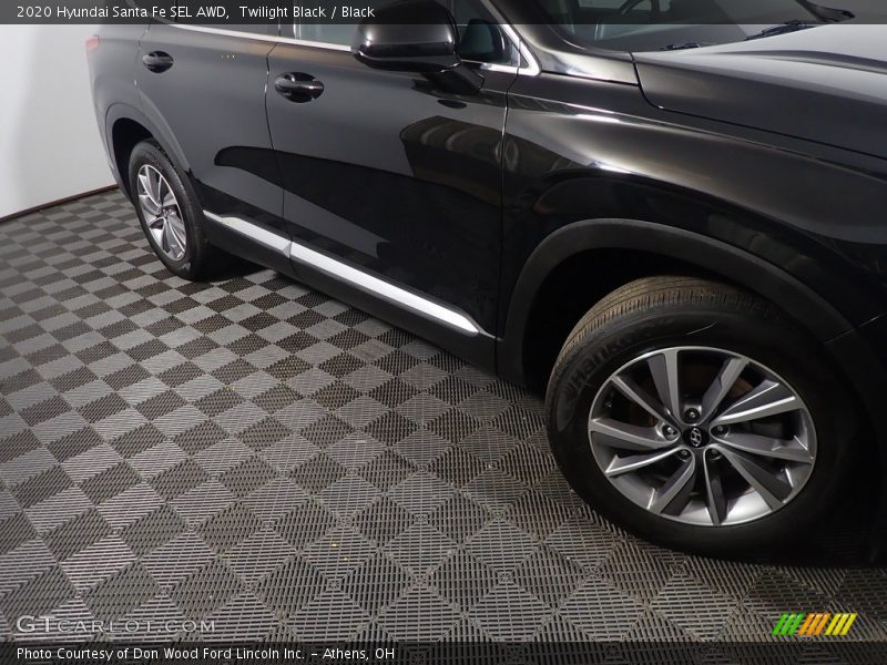 Twilight Black / Black 2020 Hyundai Santa Fe SEL AWD