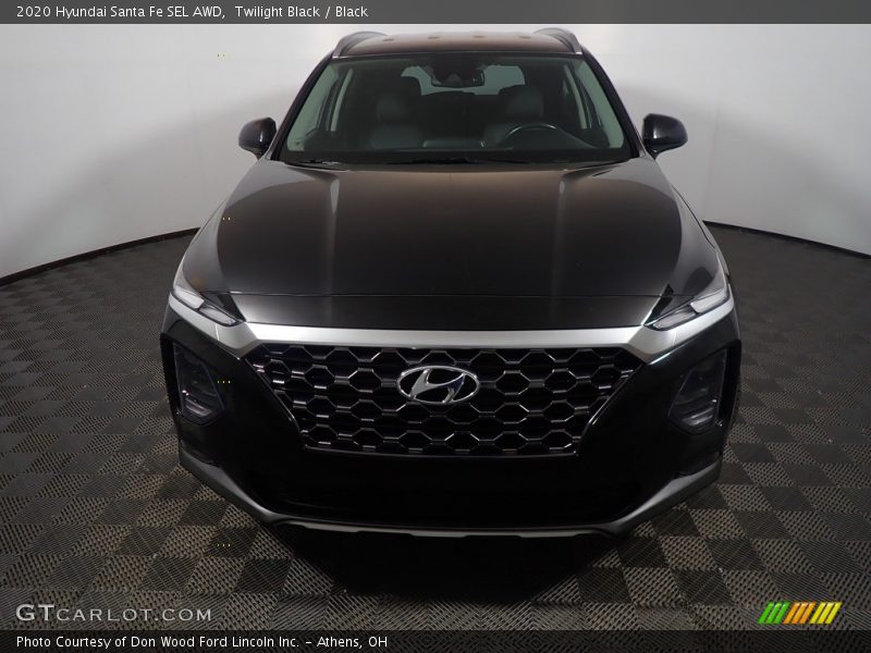 Twilight Black / Black 2020 Hyundai Santa Fe SEL AWD