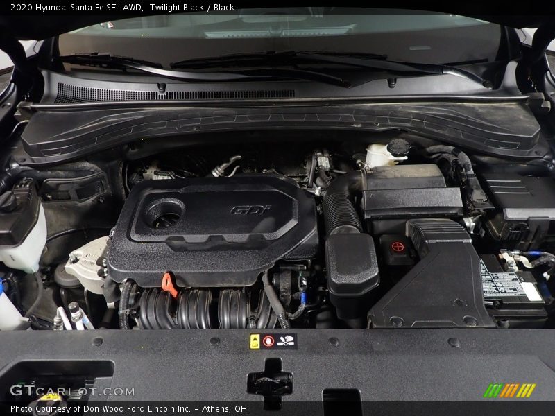 Twilight Black / Black 2020 Hyundai Santa Fe SEL AWD