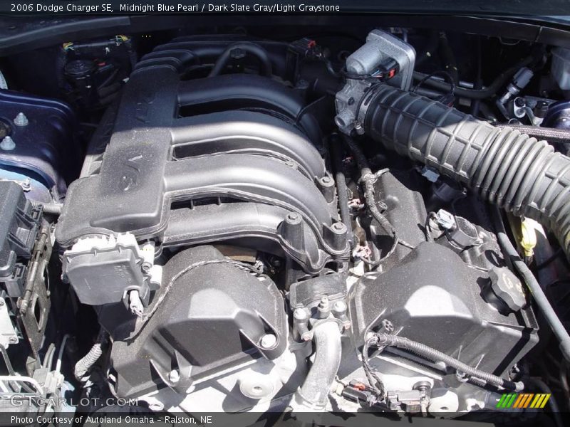 Midnight Blue Pearl / Dark Slate Gray/Light Graystone 2006 Dodge Charger SE