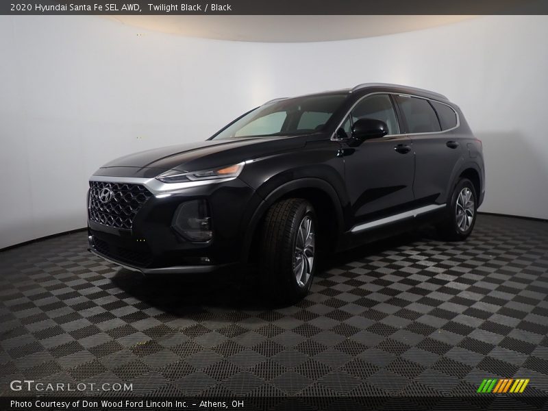 Twilight Black / Black 2020 Hyundai Santa Fe SEL AWD