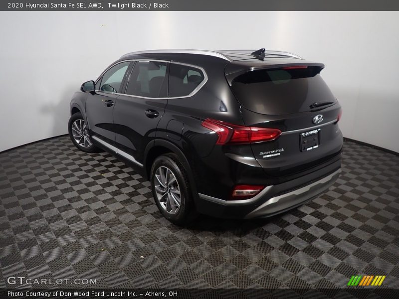 Twilight Black / Black 2020 Hyundai Santa Fe SEL AWD