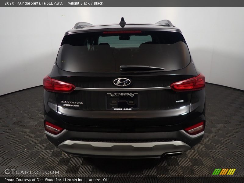 Twilight Black / Black 2020 Hyundai Santa Fe SEL AWD