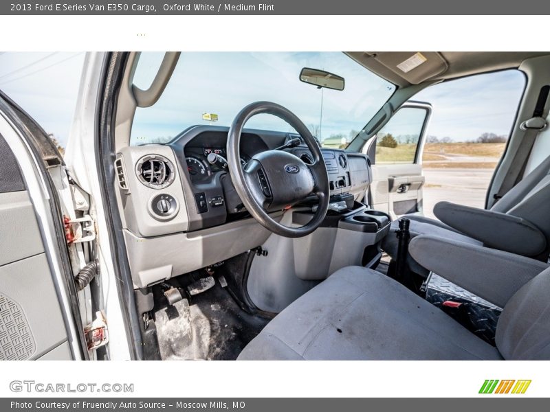 Oxford White / Medium Flint 2013 Ford E Series Van E350 Cargo