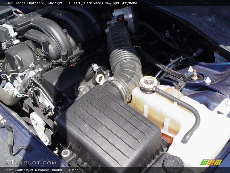 Midnight Blue Pearl / Dark Slate Gray/Light Graystone 2006 Dodge Charger SE