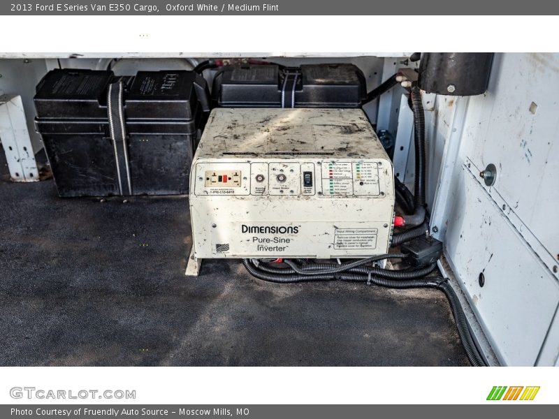 Oxford White / Medium Flint 2013 Ford E Series Van E350 Cargo