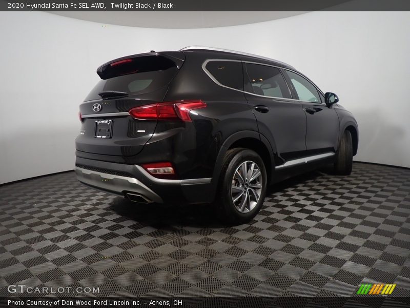 Twilight Black / Black 2020 Hyundai Santa Fe SEL AWD