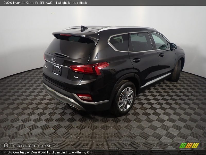 Twilight Black / Black 2020 Hyundai Santa Fe SEL AWD