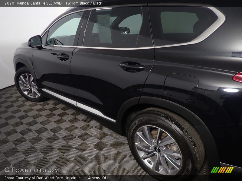 Twilight Black / Black 2020 Hyundai Santa Fe SEL AWD