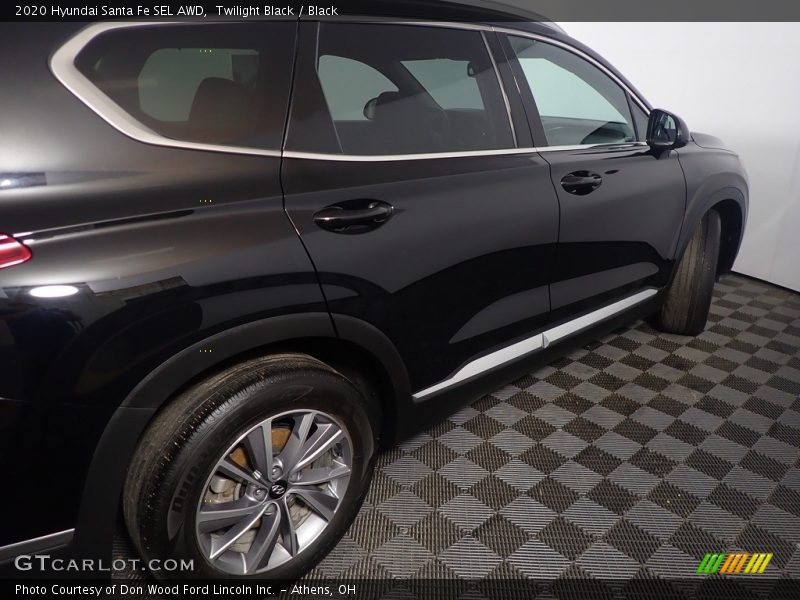Twilight Black / Black 2020 Hyundai Santa Fe SEL AWD
