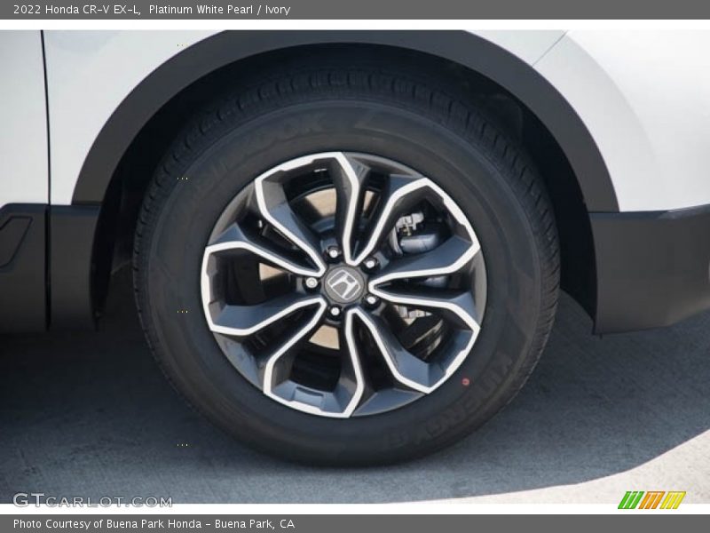 Platinum White Pearl / Ivory 2022 Honda CR-V EX-L