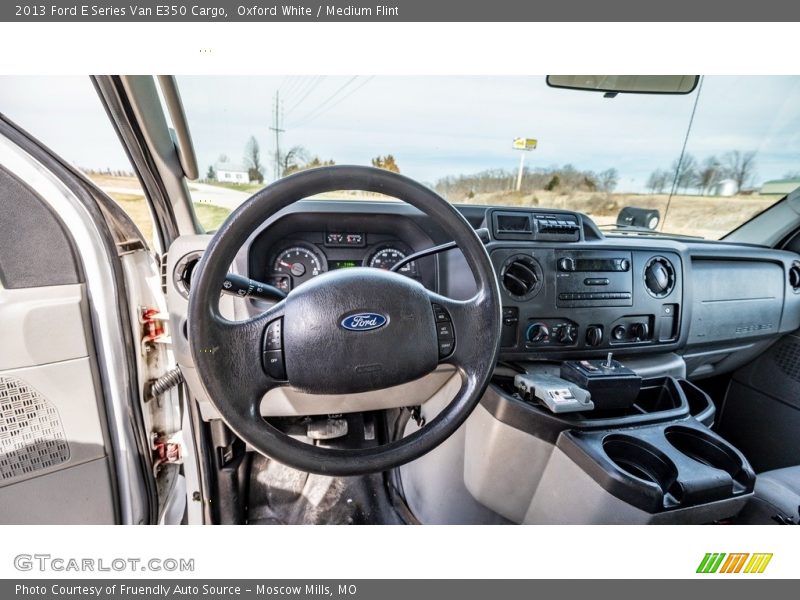 Oxford White / Medium Flint 2013 Ford E Series Van E350 Cargo