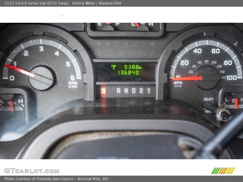 Oxford White / Medium Flint 2013 Ford E Series Van E350 Cargo