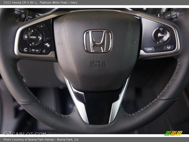 Platinum White Pearl / Ivory 2022 Honda CR-V EX-L