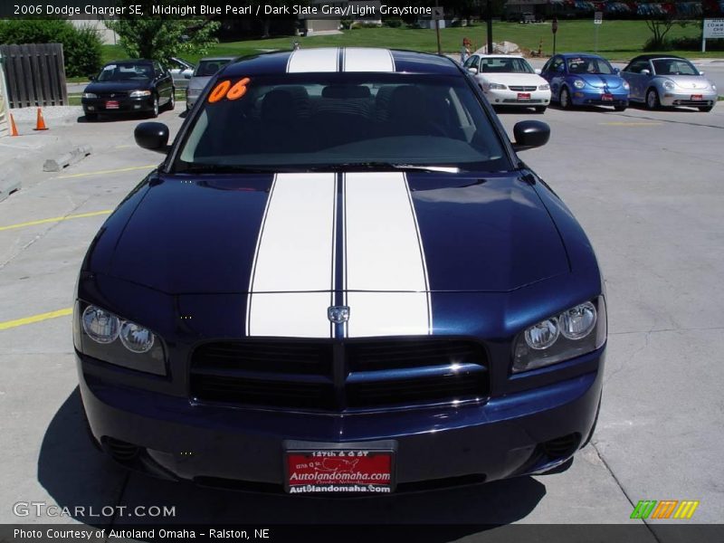 Midnight Blue Pearl / Dark Slate Gray/Light Graystone 2006 Dodge Charger SE