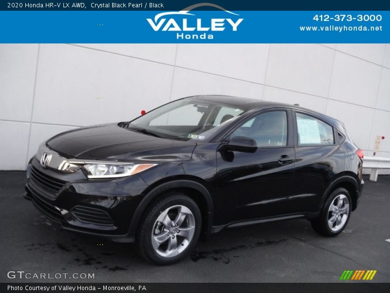 Crystal Black Pearl / Black 2020 Honda HR-V LX AWD