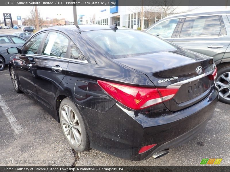 Phantom Black Metallic / Gray 2014 Hyundai Sonata Limited 2.0T