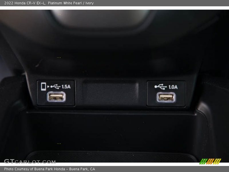 Platinum White Pearl / Ivory 2022 Honda CR-V EX-L