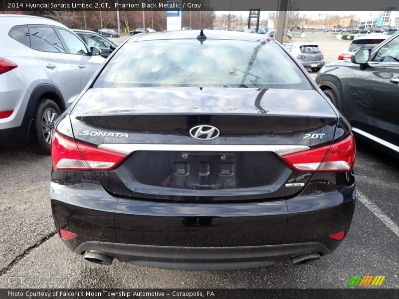 Phantom Black Metallic / Gray 2014 Hyundai Sonata Limited 2.0T