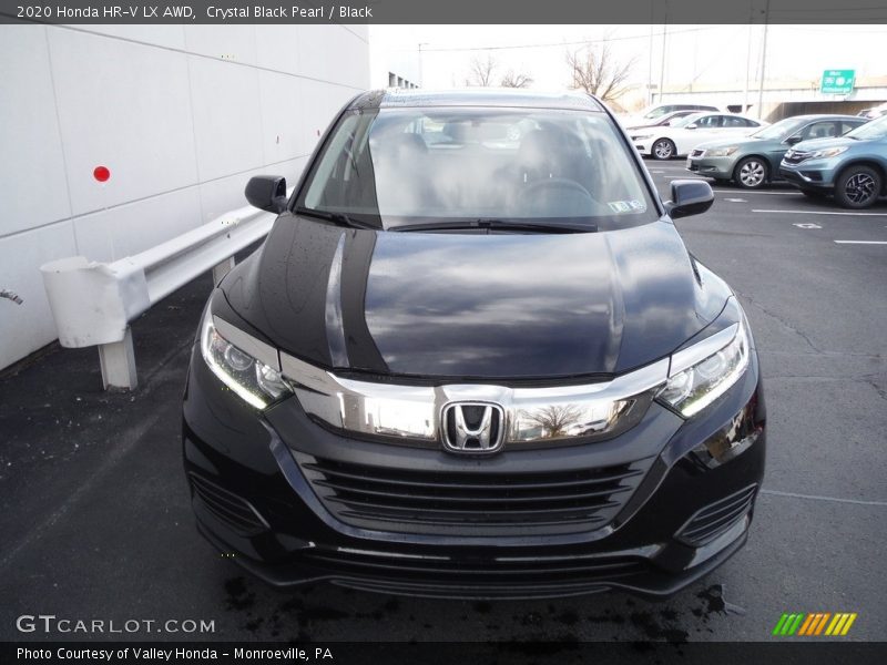 Crystal Black Pearl / Black 2020 Honda HR-V LX AWD