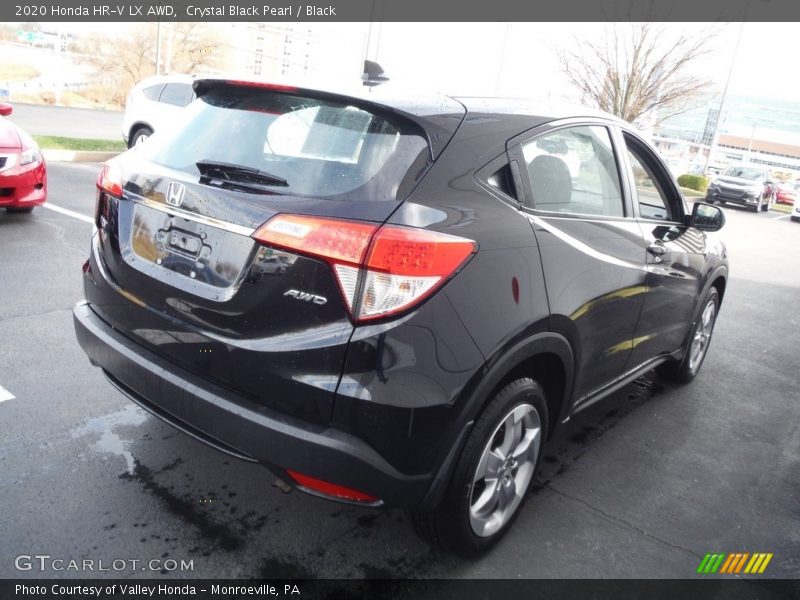 Crystal Black Pearl / Black 2020 Honda HR-V LX AWD