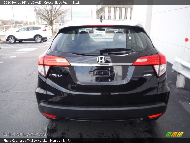Crystal Black Pearl / Black 2020 Honda HR-V LX AWD