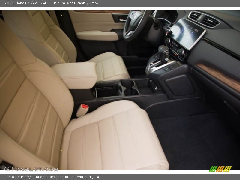Platinum White Pearl / Ivory 2022 Honda CR-V EX-L