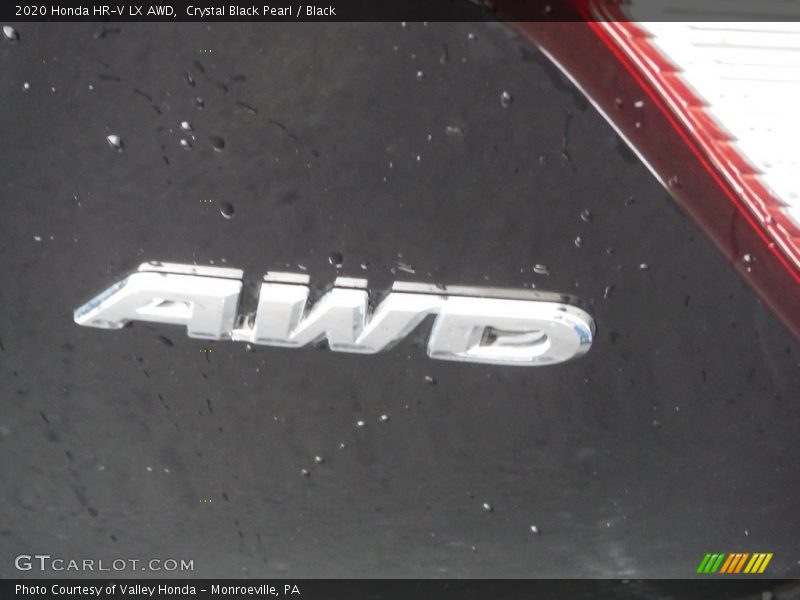 Crystal Black Pearl / Black 2020 Honda HR-V LX AWD