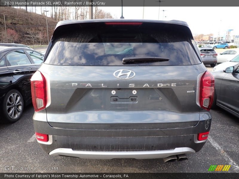 Rainforest / Black/Gray 2020 Hyundai Palisade SEL AWD