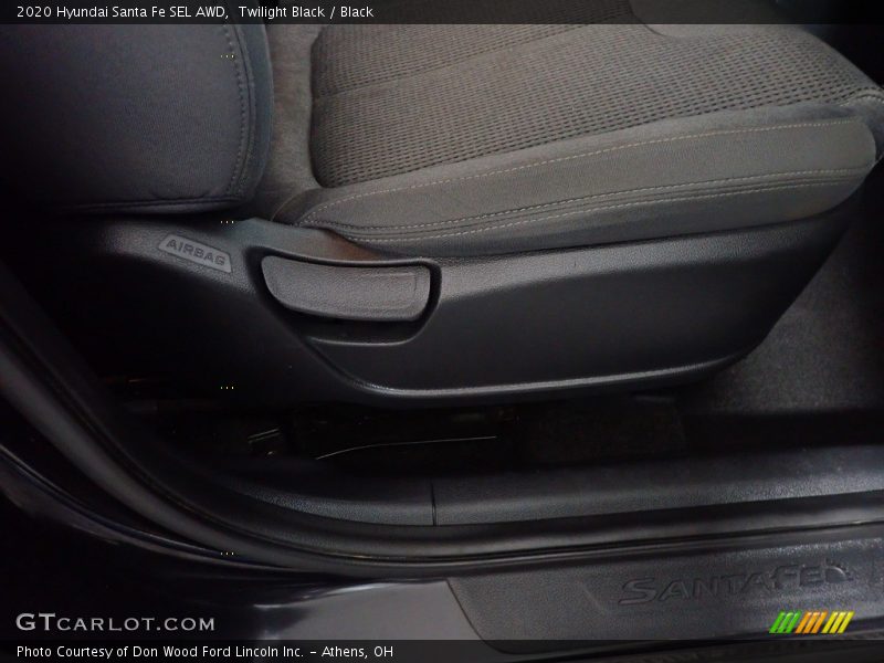 Twilight Black / Black 2020 Hyundai Santa Fe SEL AWD