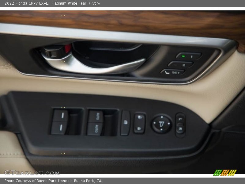 Platinum White Pearl / Ivory 2022 Honda CR-V EX-L
