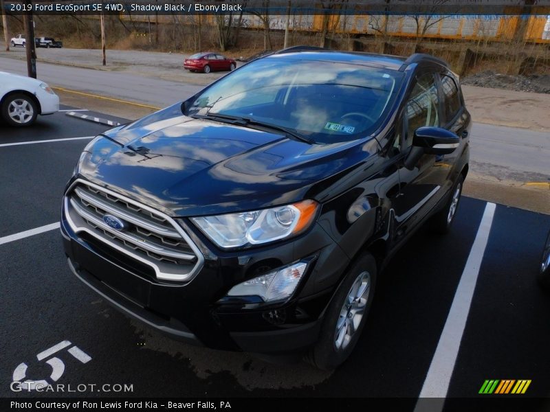Shadow Black / Ebony Black 2019 Ford EcoSport SE 4WD