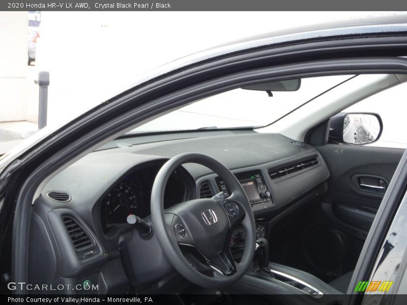Crystal Black Pearl / Black 2020 Honda HR-V LX AWD