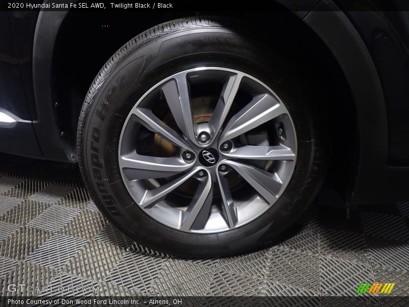 Twilight Black / Black 2020 Hyundai Santa Fe SEL AWD