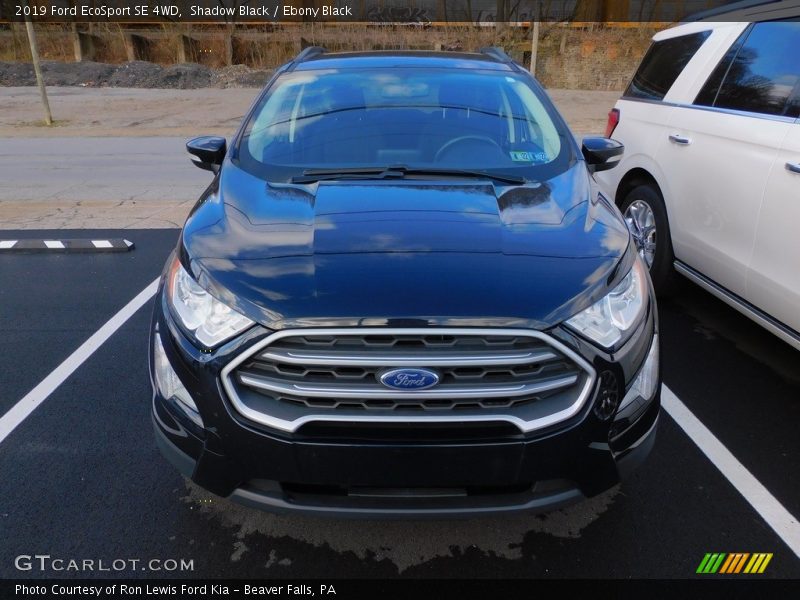 Shadow Black / Ebony Black 2019 Ford EcoSport SE 4WD